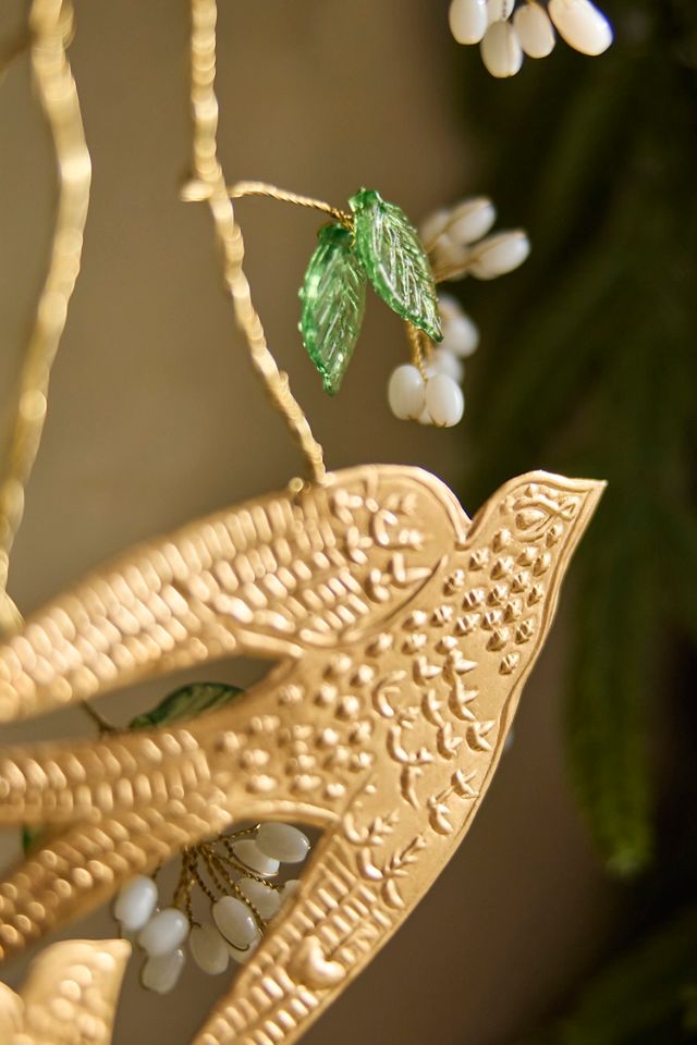 Beaded Swallows Charm #1