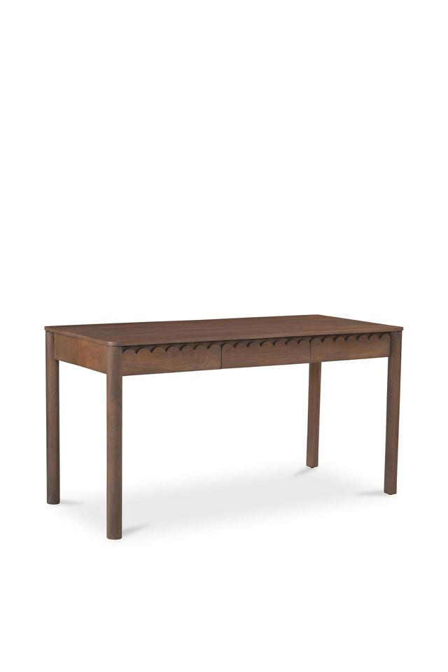 Wiley Scallop Wood Desk #1