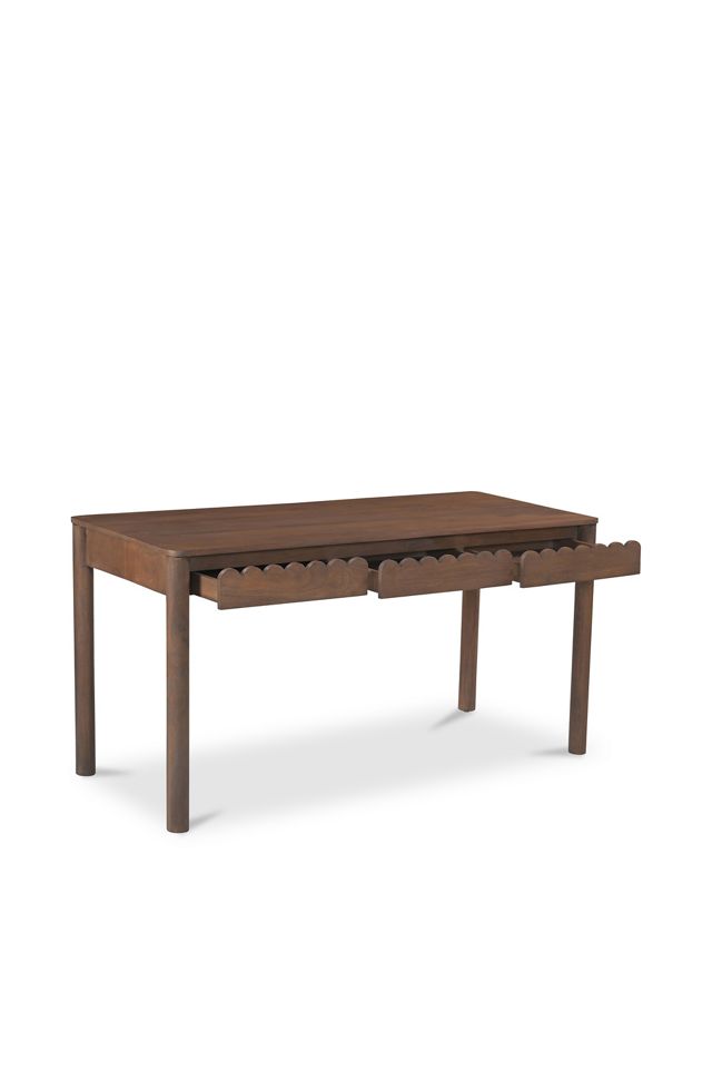 Wiley Scallop Wood Desk #3
