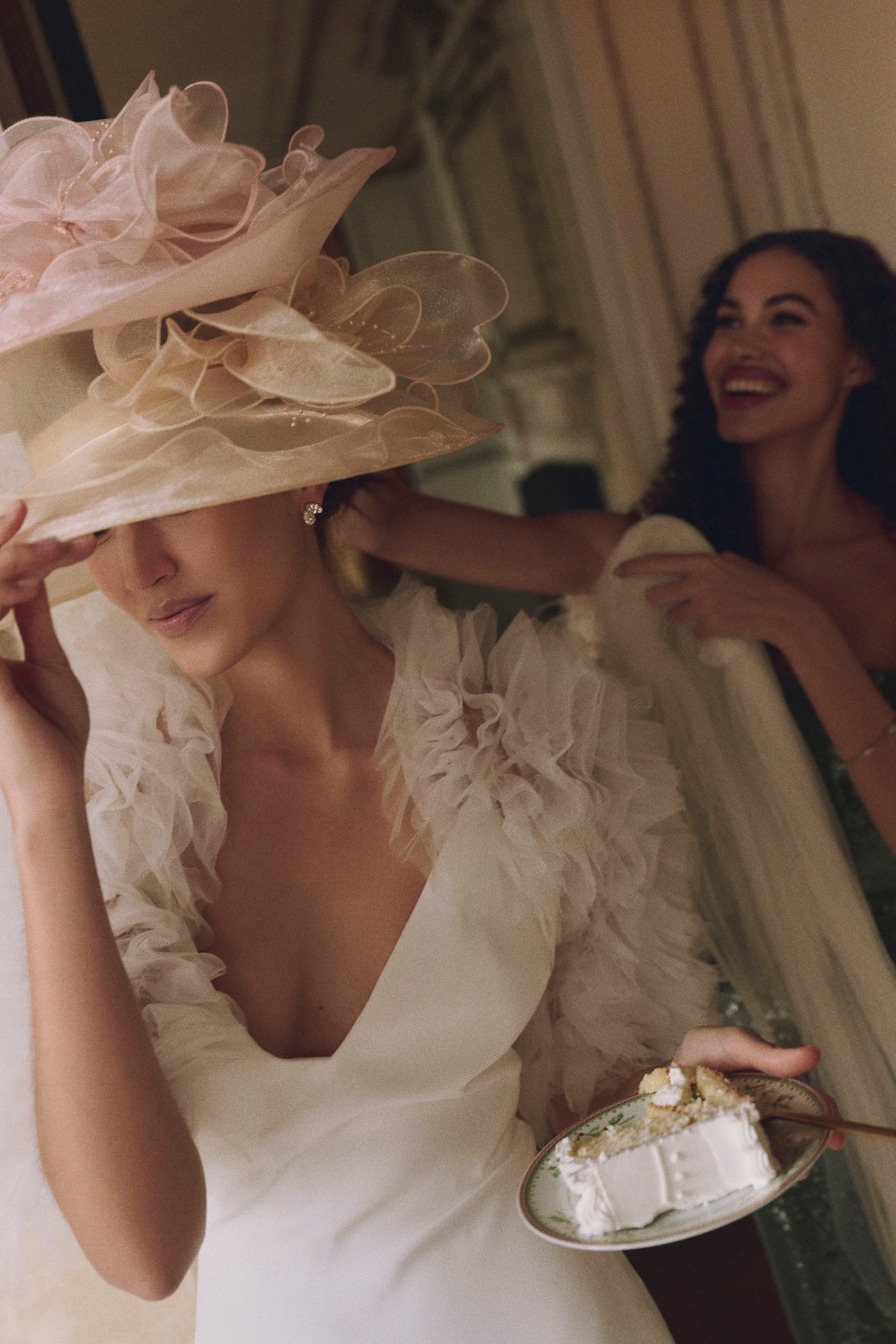 BHLDN Ruffle Shrug