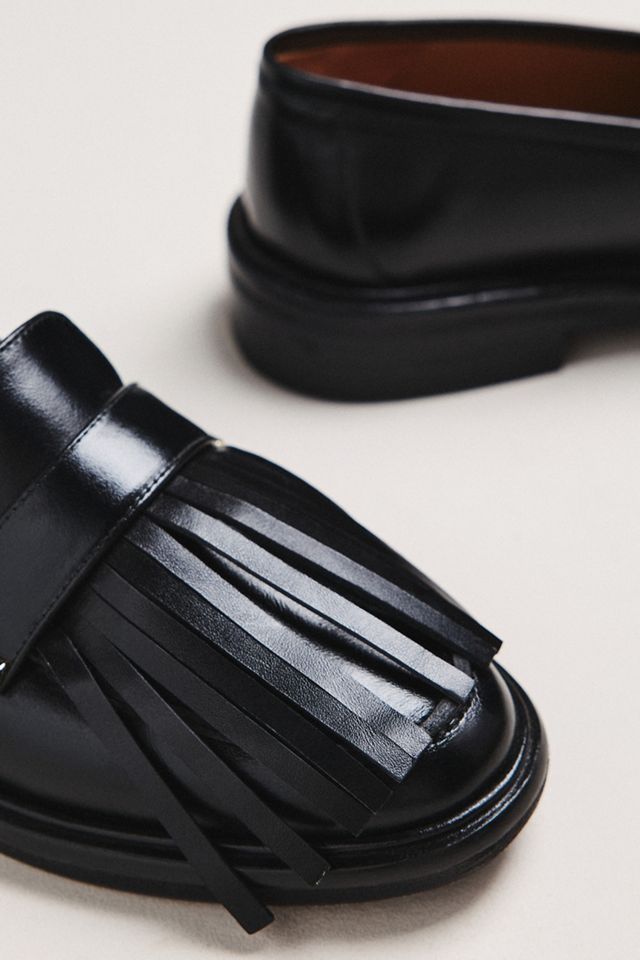 Flattered Carter Leather Fringe Loafers #2