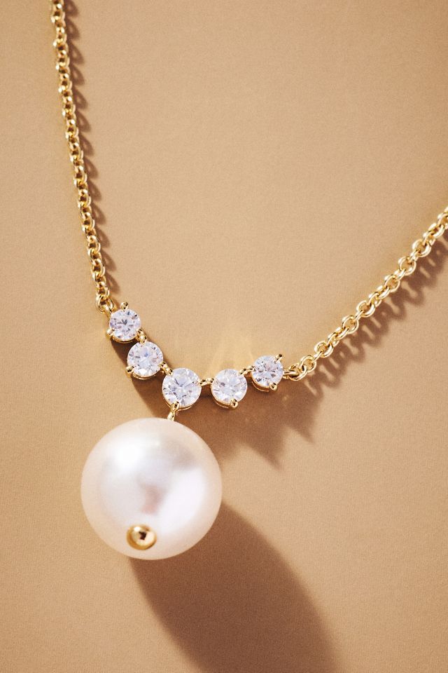 NADRI Venus Pearl Drop Necklace #1