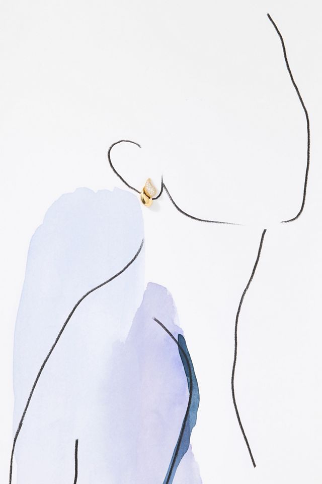 NADRI Pisa Double Teardrop Earrings #1