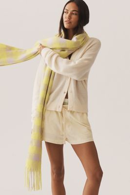 Maeve Brushed Gingham Scarf
