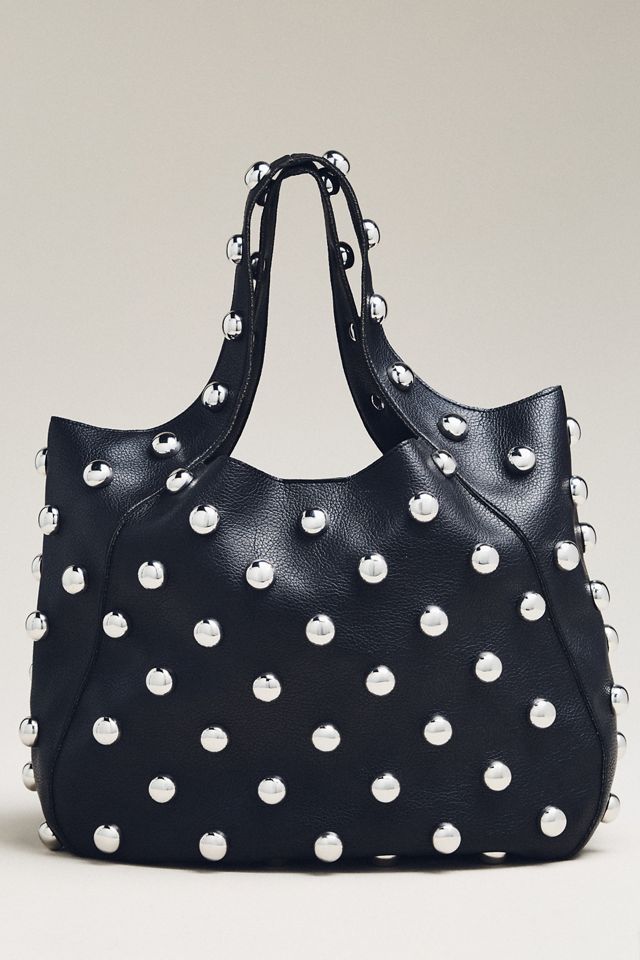 Le grand sac cabas Sonia à clous, de taille moyenne #1