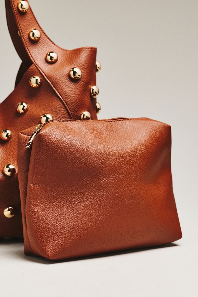 The Sonia Medium Slouchy Studded Tote Bag #3