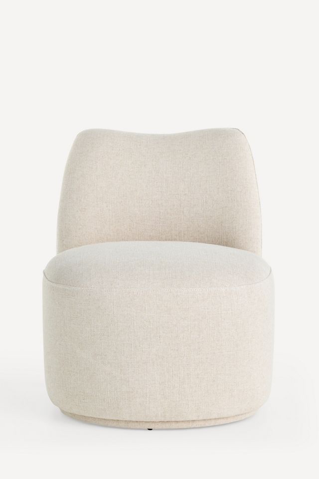 Joanie Linen Accent Chair #3