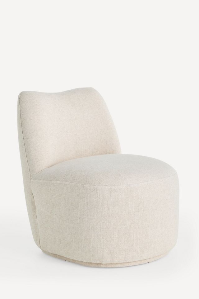 Joanie Linen Accent Chair #1