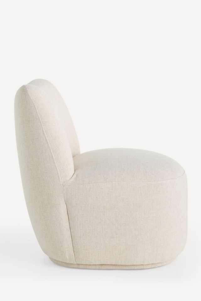 Joanie Linen Accent Chair #4