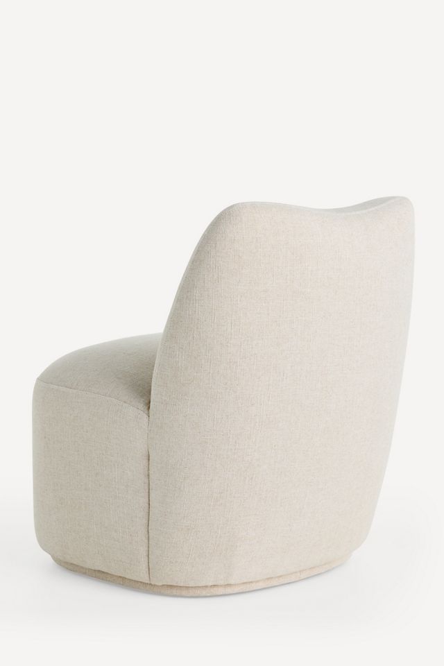 Joanie Linen Accent Chair #5