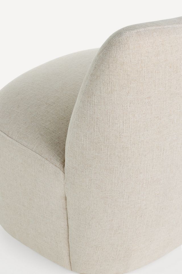 Joanie Linen Accent Chair #6