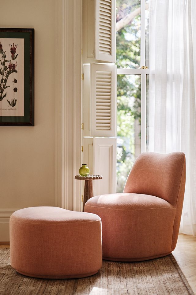 Joanie Linen Accent Chair | Anthropologie