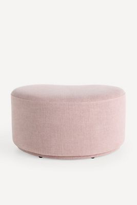 Joanie Valencia Linen Ottoman