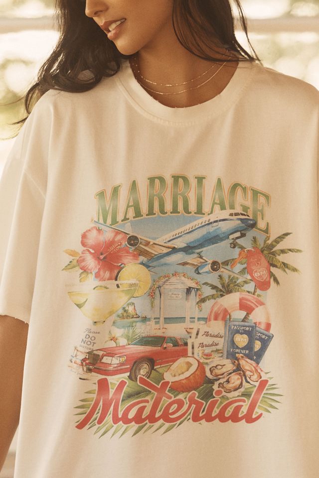 BRIDEMERCH Honeymoon Oversized Graphic Tee #1