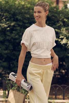 Bridemerch Marriage Material Oversized Tee In White