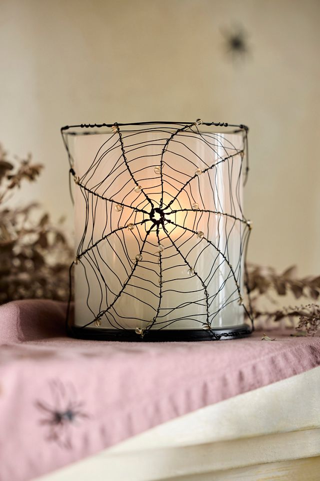 Spider Web Candle Holder #2