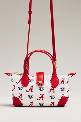 Stoney Clover Lane College Football Pouchette Crossbody Bag In Red