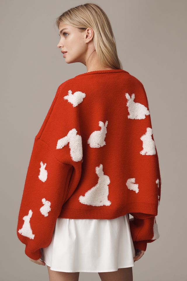 Roffe 3D Texture Tie-Front Cardigan #1