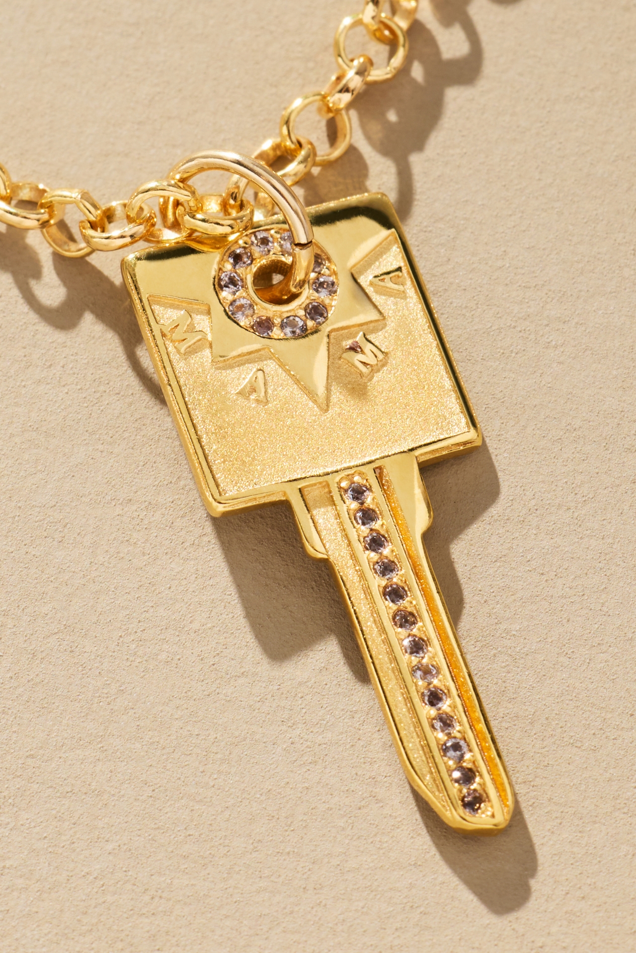 Hart Mama Compass Key Pendant Necklace