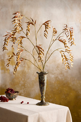 Terrain Faux Copper Leaves Spray