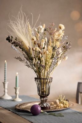 Dutch Field Mix Dried Bouquet, Frost