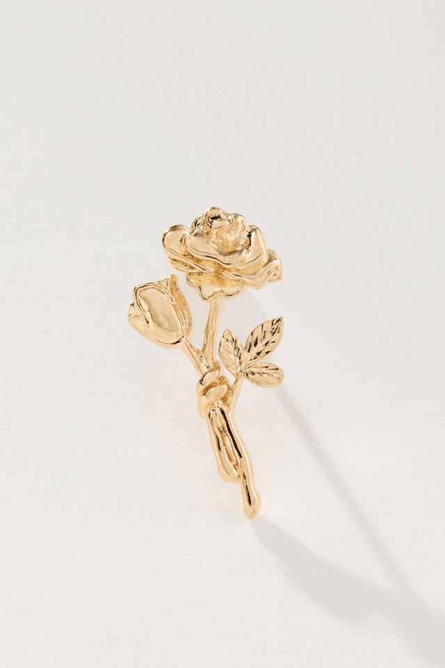 Rose Post Earrings #1
