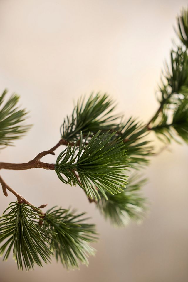 Faux Green Conifer Spray #1