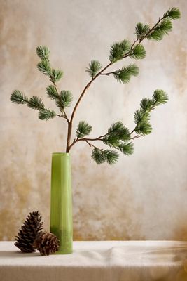 Faux Green Conifer Spray