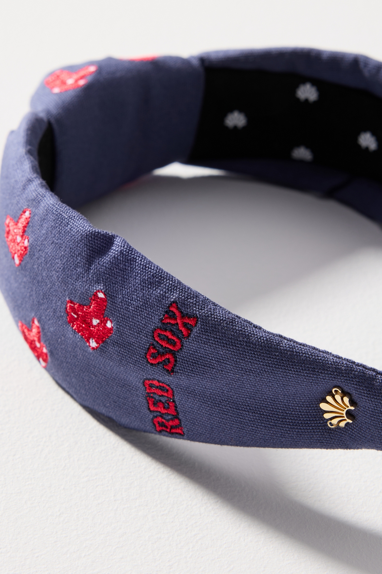 Lele Sadoughi x MLB Embroidered Knot Headband