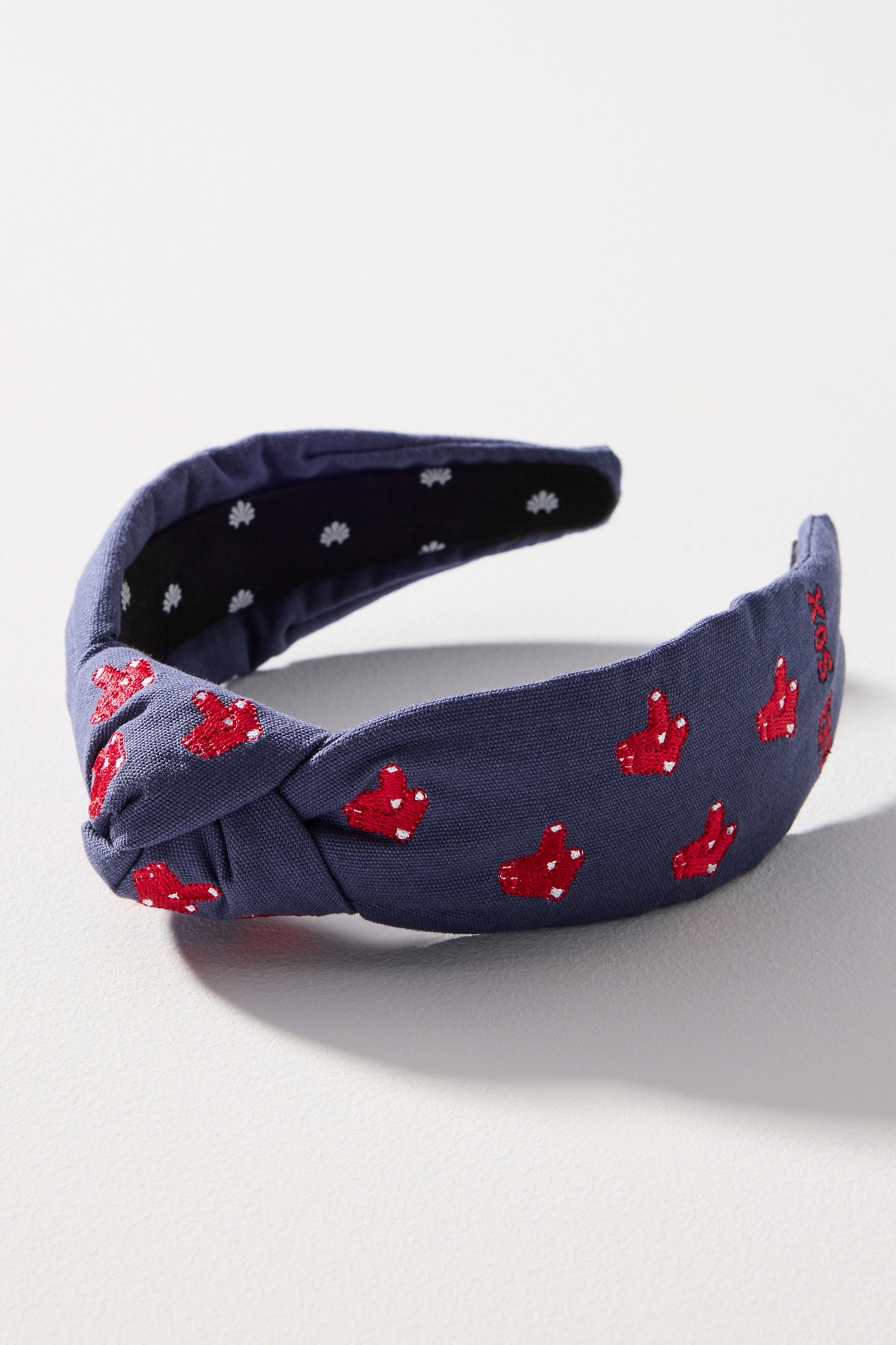 Lele Sadoughi x MLB Embroidered Knot Headband