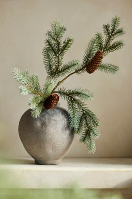 Terrain Faux Pine Spray In Gray