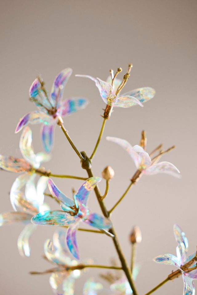 Faux Luster Acrylic Flower Spray #1