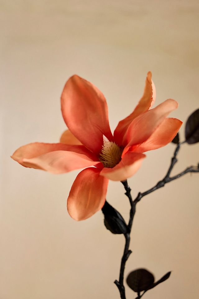 Faux Magnolia Branch Spray #1
