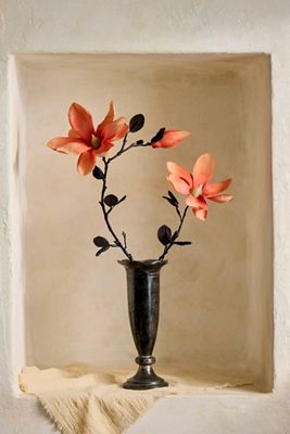 Faux Magnolia Branch Spray