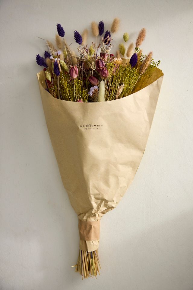 Dutch Field Mix Dried Bouquet, Purple Dusk #2