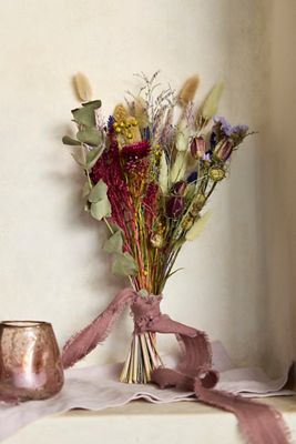 Dutch Field Mix Dried Bouquet, Purple Dusk