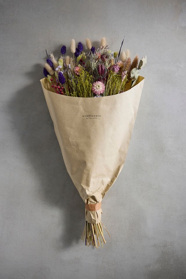 Dutch Field Mix Dried Bouquet, Purple Dusk #5