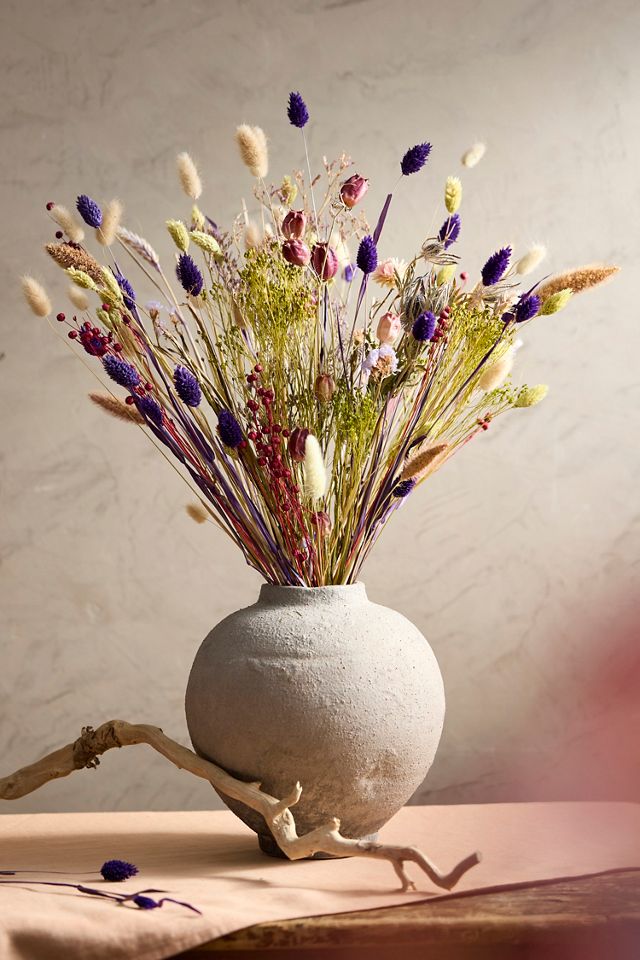 Dutch Field Mix Dried Bouquet, Purple Dusk #1