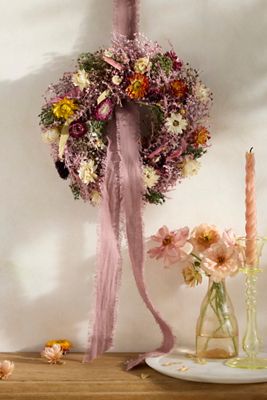 Autumnal Garden Dried Wreath