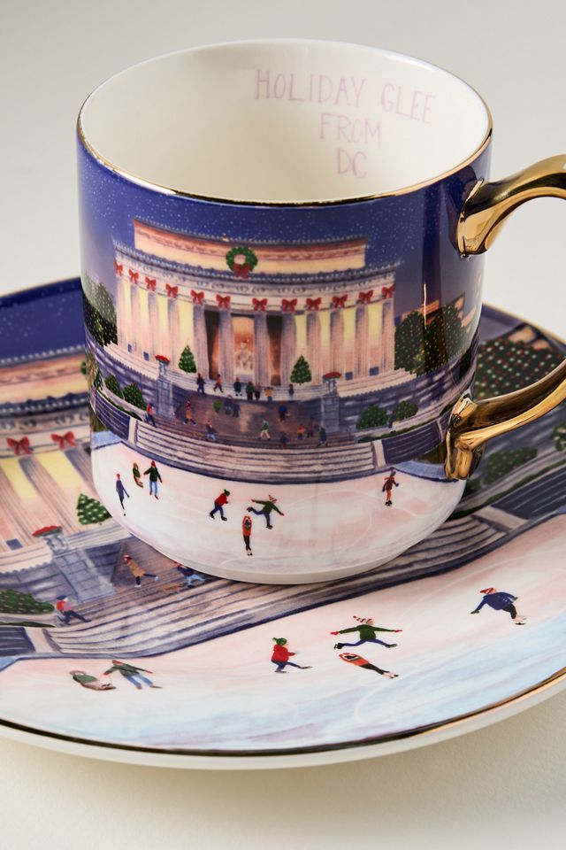 Holiday in the City Stoneware Mug #2