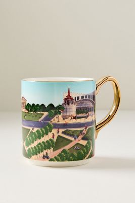 Floral Pumpkin Mug