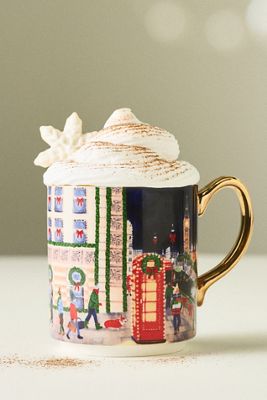 Mug en grès Vacances dans la ville