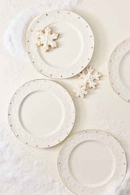 New York City Ballet Stoneware Dinner Plates, Set Of 4