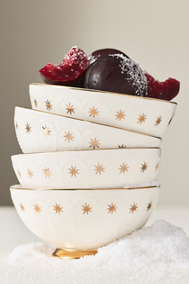 New York City Ballet Stoneware Cereal Bowls, Set Of 4