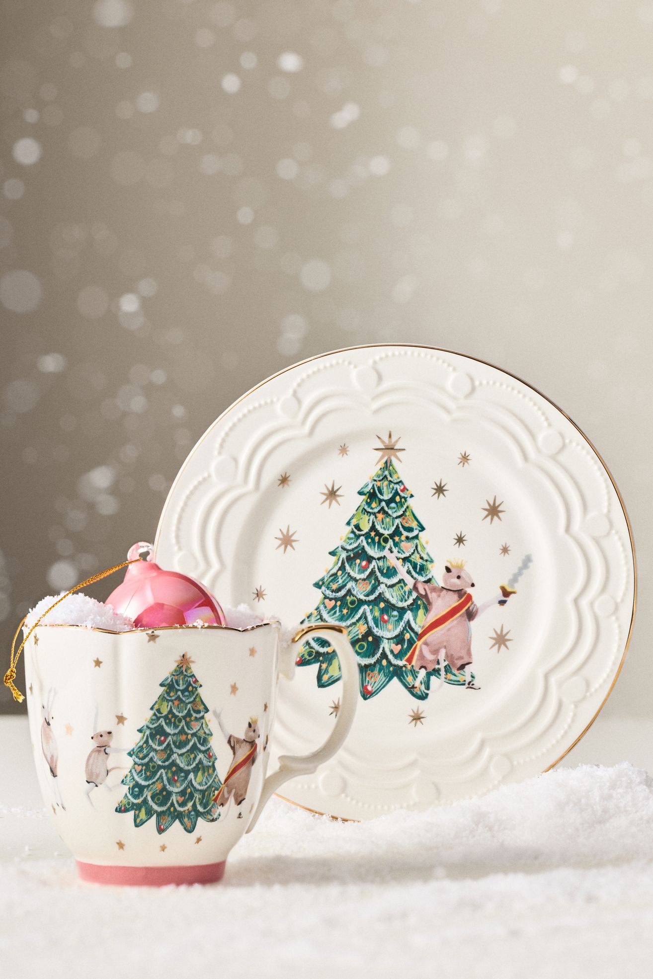 New York City Ballet Stoneware Dessert Plate - Mouse King, Standard, One Size