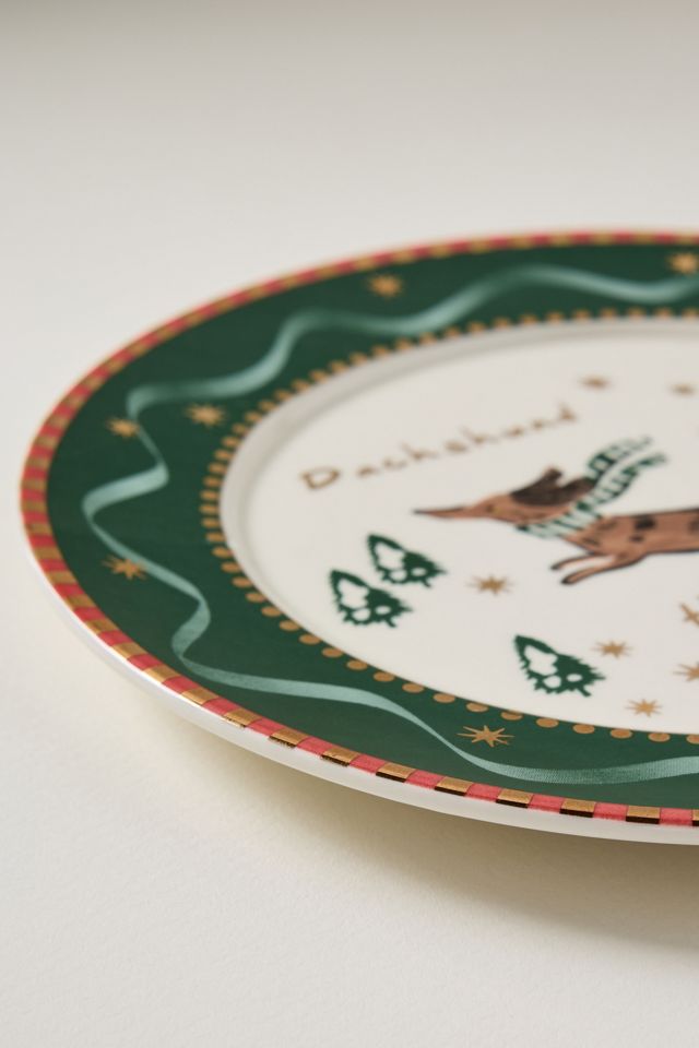 Caroline Stoneware Holiday Dessert Plate #6
