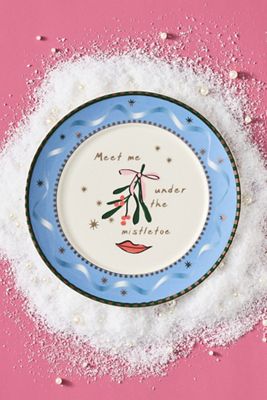 Plato para Postres Festivo Caroline de Gres