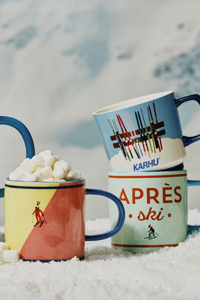 Après Ski Handpainted Stoneware Mug #5