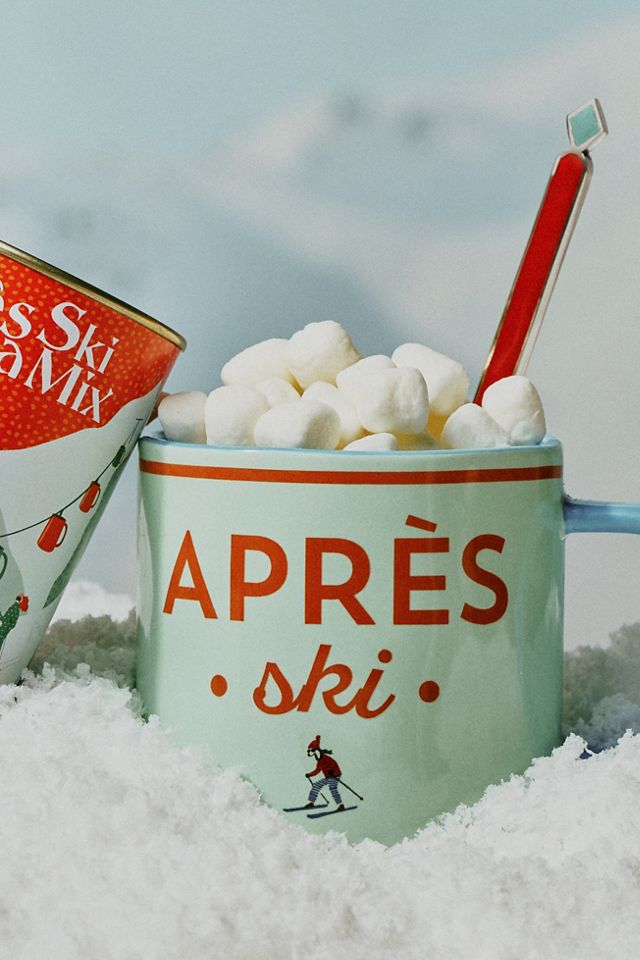 Après Ski Handpainted Stoneware Mug #6