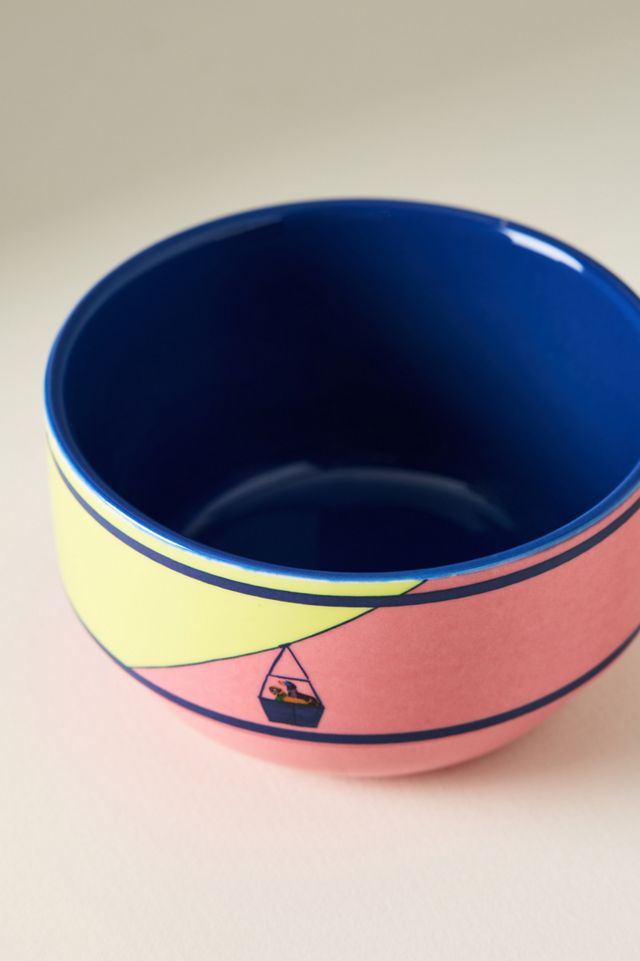 Apres Ski Stoneware Nut Bowl #4